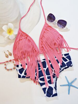 ［カップ付き］ビキニ水着2点セットレディース SIZE-M