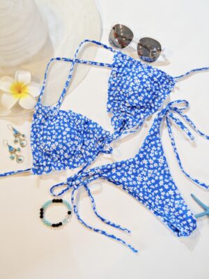 ［カップ付き］ビキニ水着2点セットレディース SIZE-L