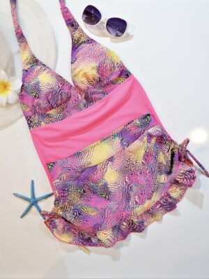 ［カップ付き］ビキニ水着2点セットレディースSIZE-M