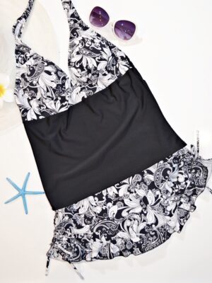 ［カップ付き］ビキニ水着2点セットレディースSIZE-L