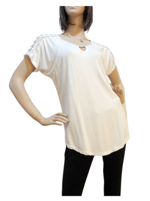 BL106フレアレディースブラウス FREE SIZE