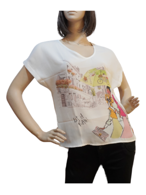 ガーゼレディースブラウス