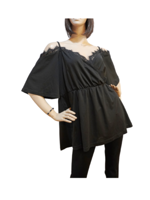 オープンショルダーストラップ  ブラウス