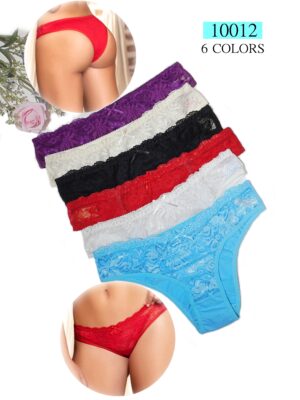 10012レース付きコットンレディースパンツ