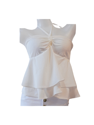 フレア ブラウスベージュSIZE-FREE