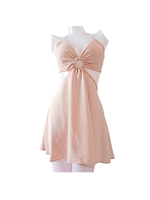 レディース ドレスショーツ付きベージュ  SIZE:FREE