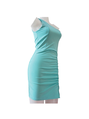 レディース エレガントドレス ターコイズSIZE:S