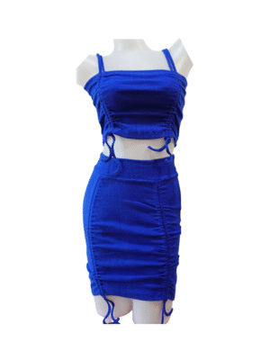 レディース2点セットブルー SIZE:FREE